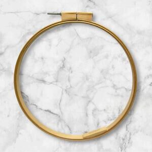 Vintage American Heritage Large Round Wooden Hoop Quilting Embroidery 18"